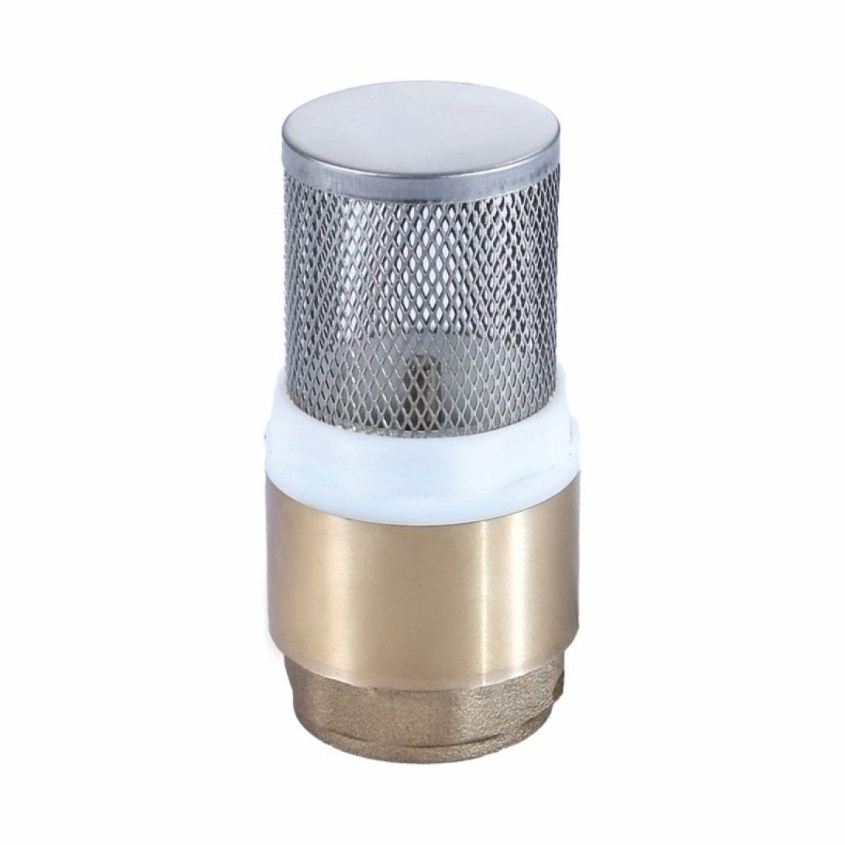 RN Forged Brass Foot Valve, With S.S. 304 Filter